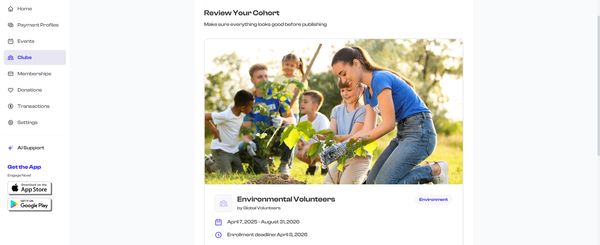 Step 4 - Review screen