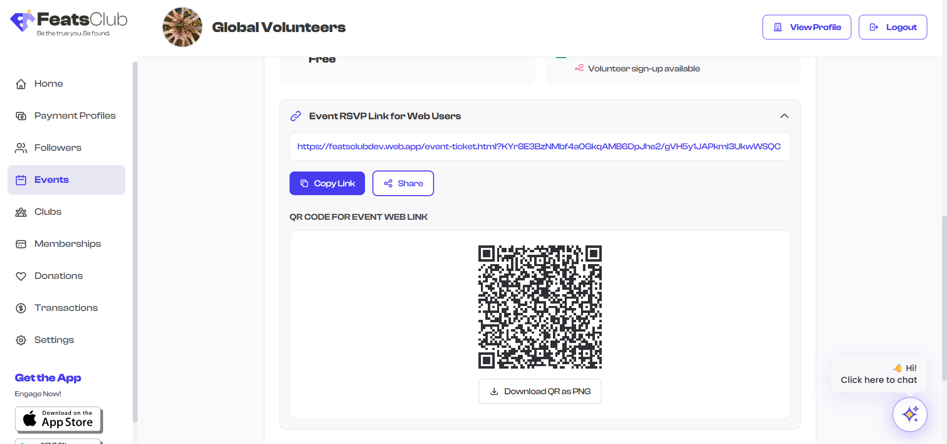 Social media link fields