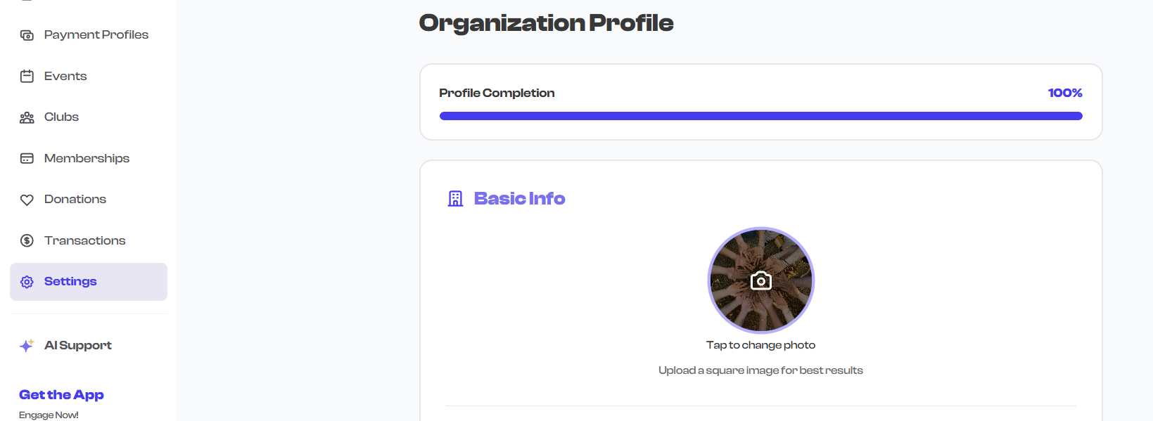 Logo / Profile Picture uploader
